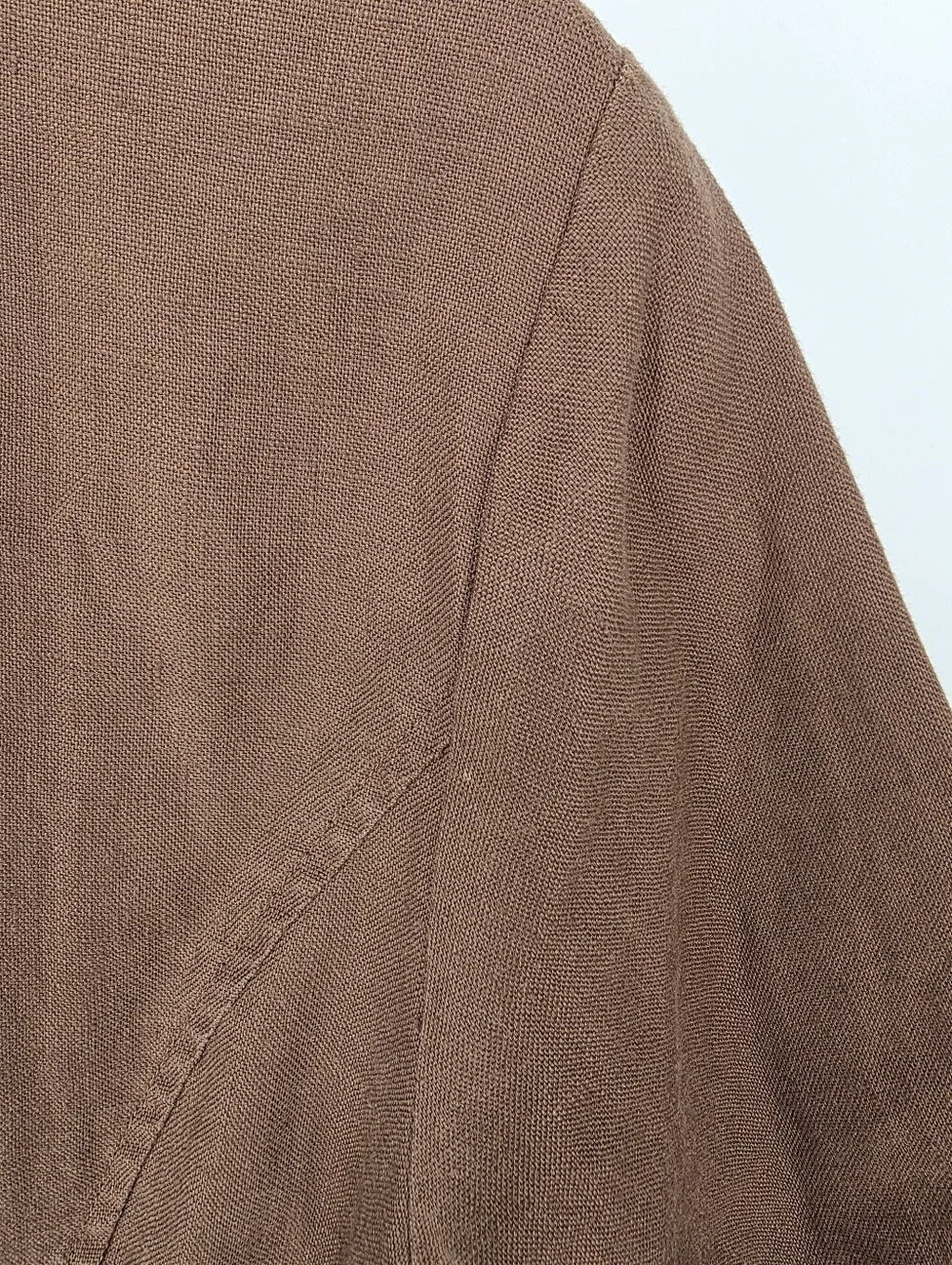 J. Jill Brown Linen Jacket, Sz M